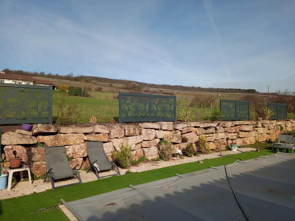 Après : jardin réalisé